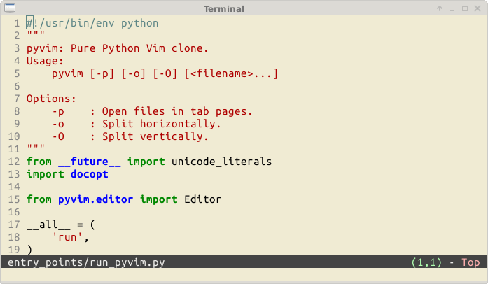 pyvim in action