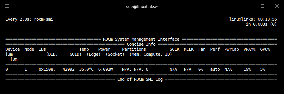 rocm-smi