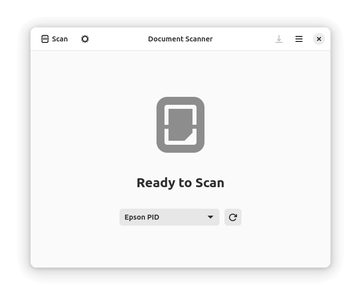Document Scanner in action