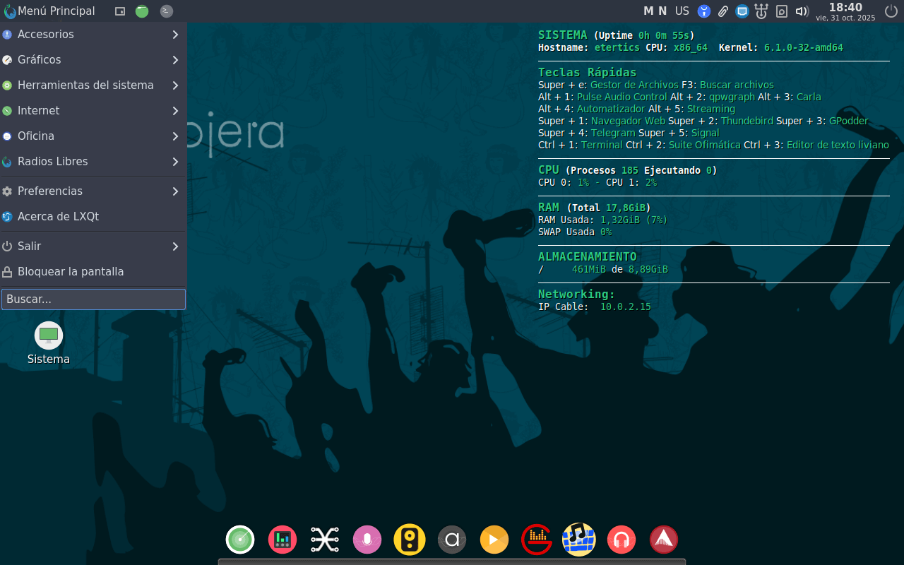 EterTICS desktop
