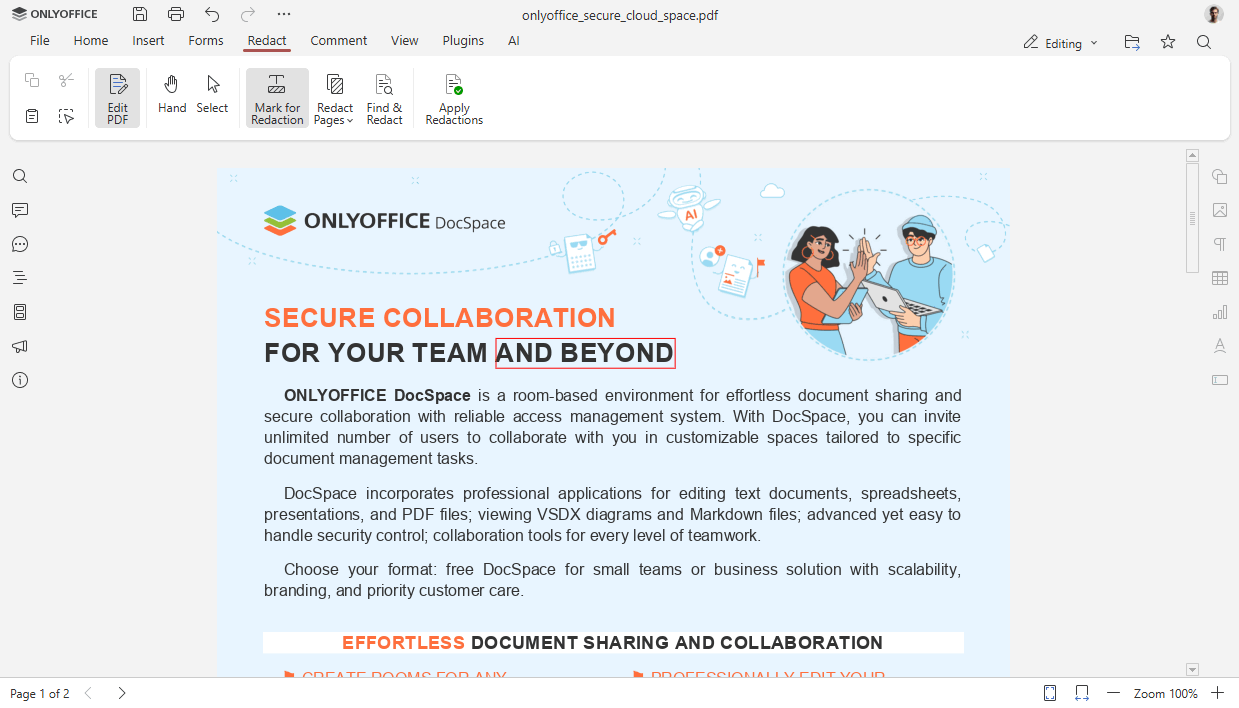 ONLYOFFICE Docs 9.1
