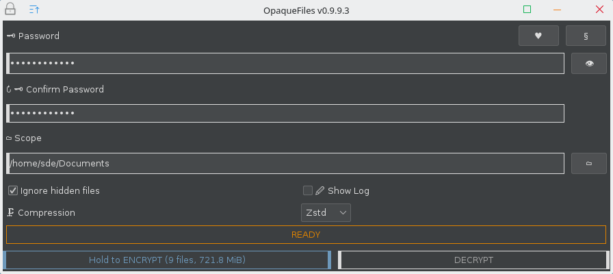 OpaqueFiles in action