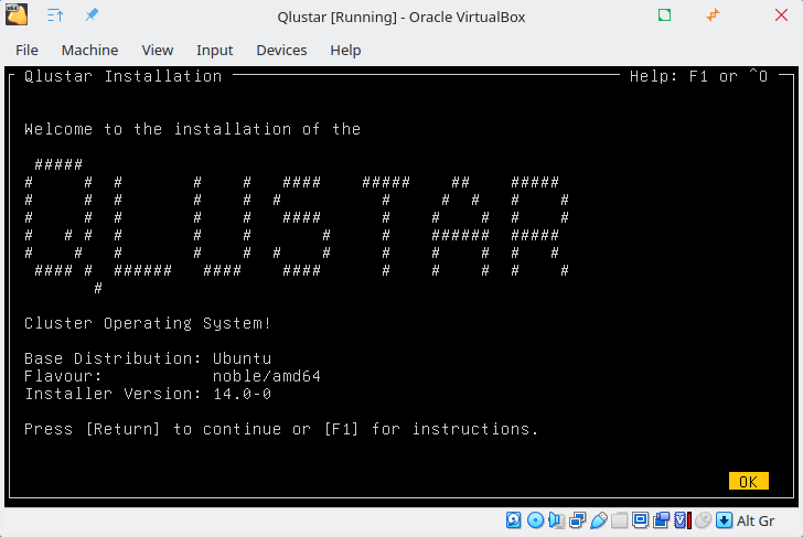 Installing Qlustar