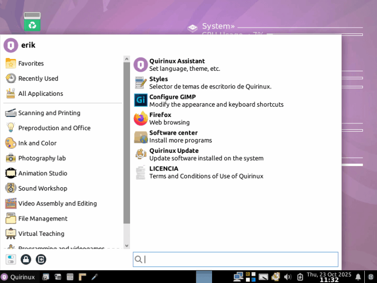 Quirinux - Devuan-based Linux distribution - LinuxLinks