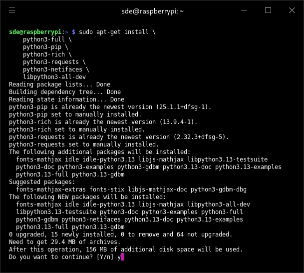 PyRadio installation