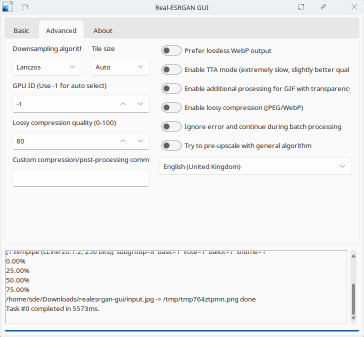 Real-ESRGAN GUI