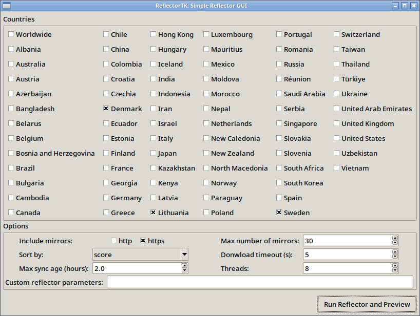 ReflectorTK in action