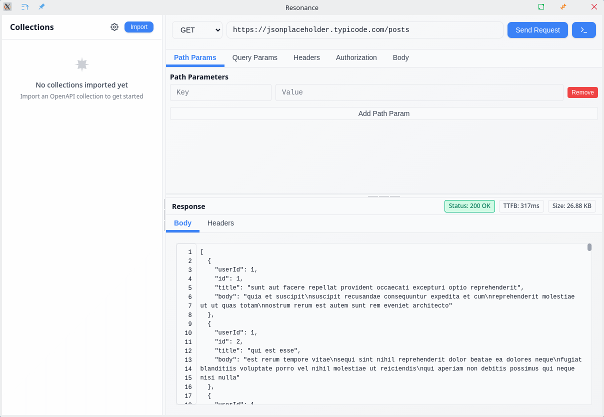 Resonance at startup
