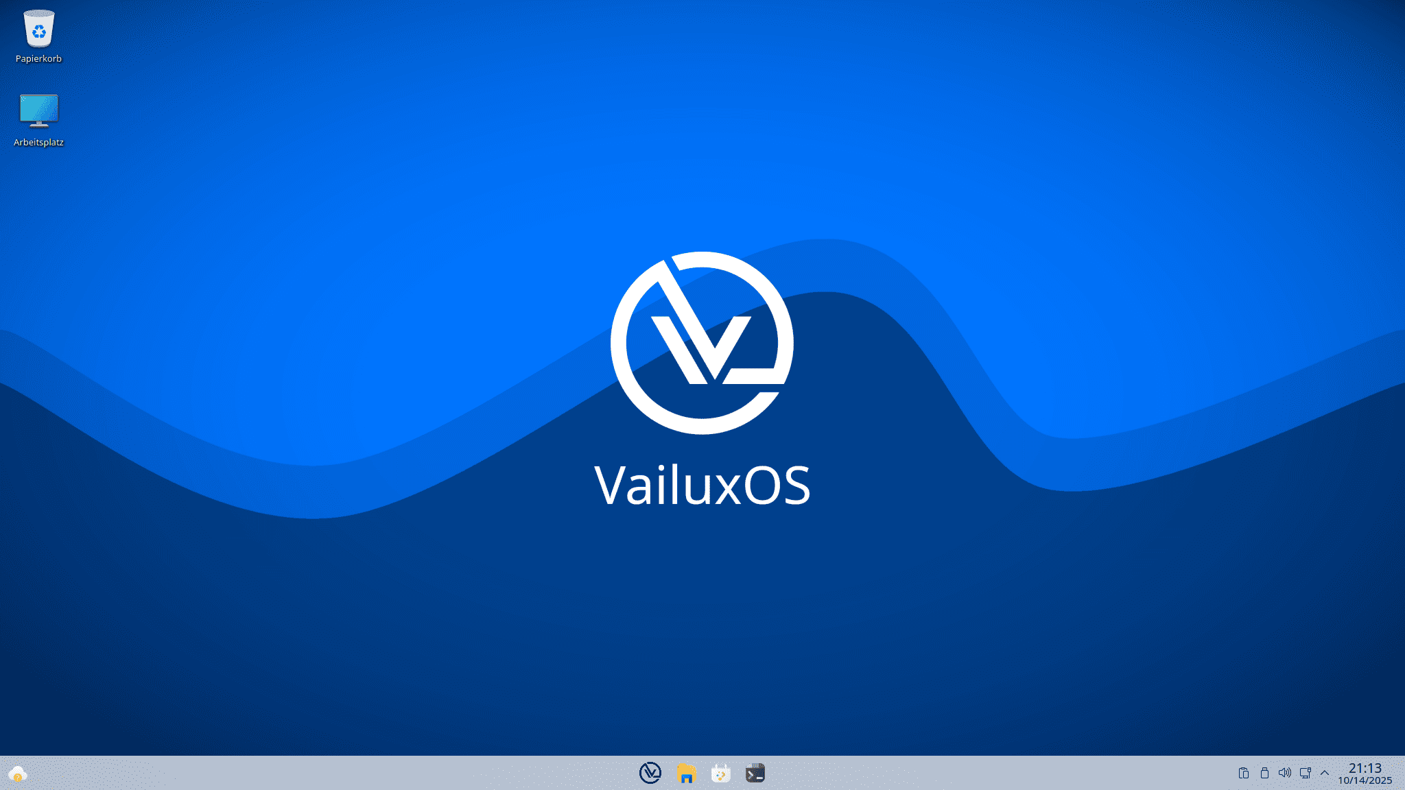 Vailux OS desktop