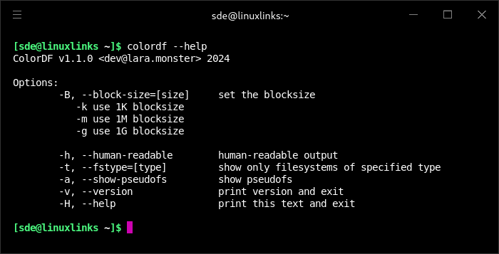 colordf options