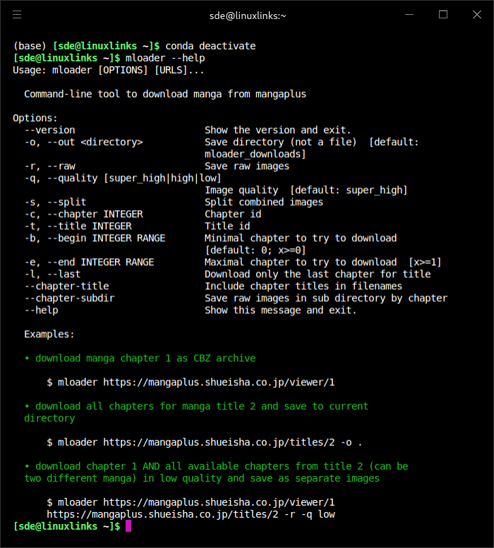 mloader options