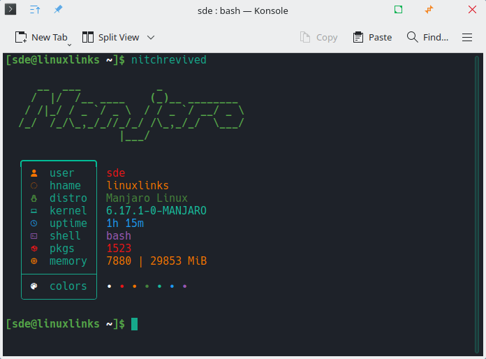 Nitch Revived in action
