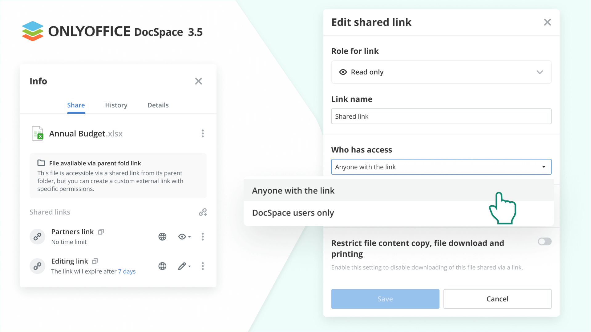 ONLYOFFICE DocSpace v3.5