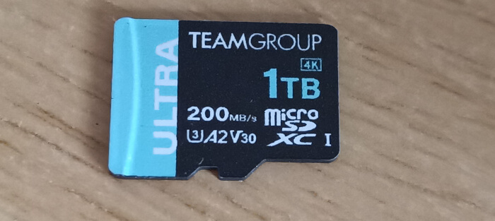 1TB microSD card