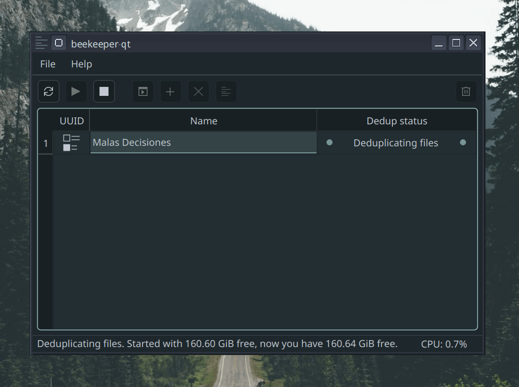 beekeeper-qt in action