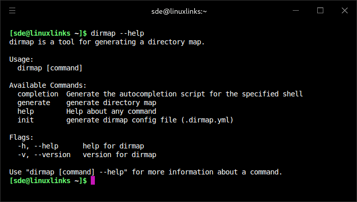dirmap commands