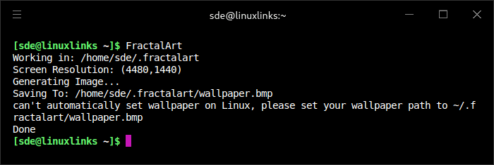 Running the software