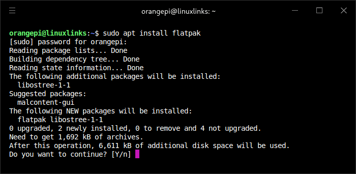 Install Flatpak