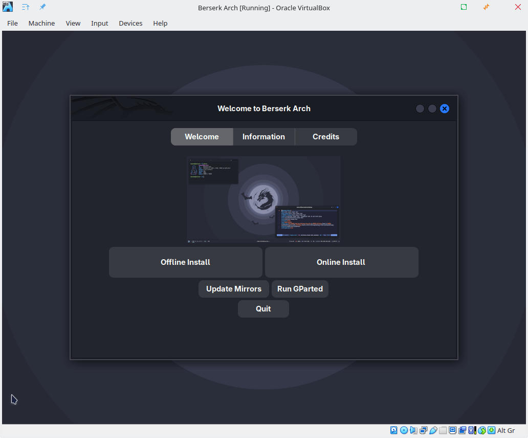 Installing the distro
