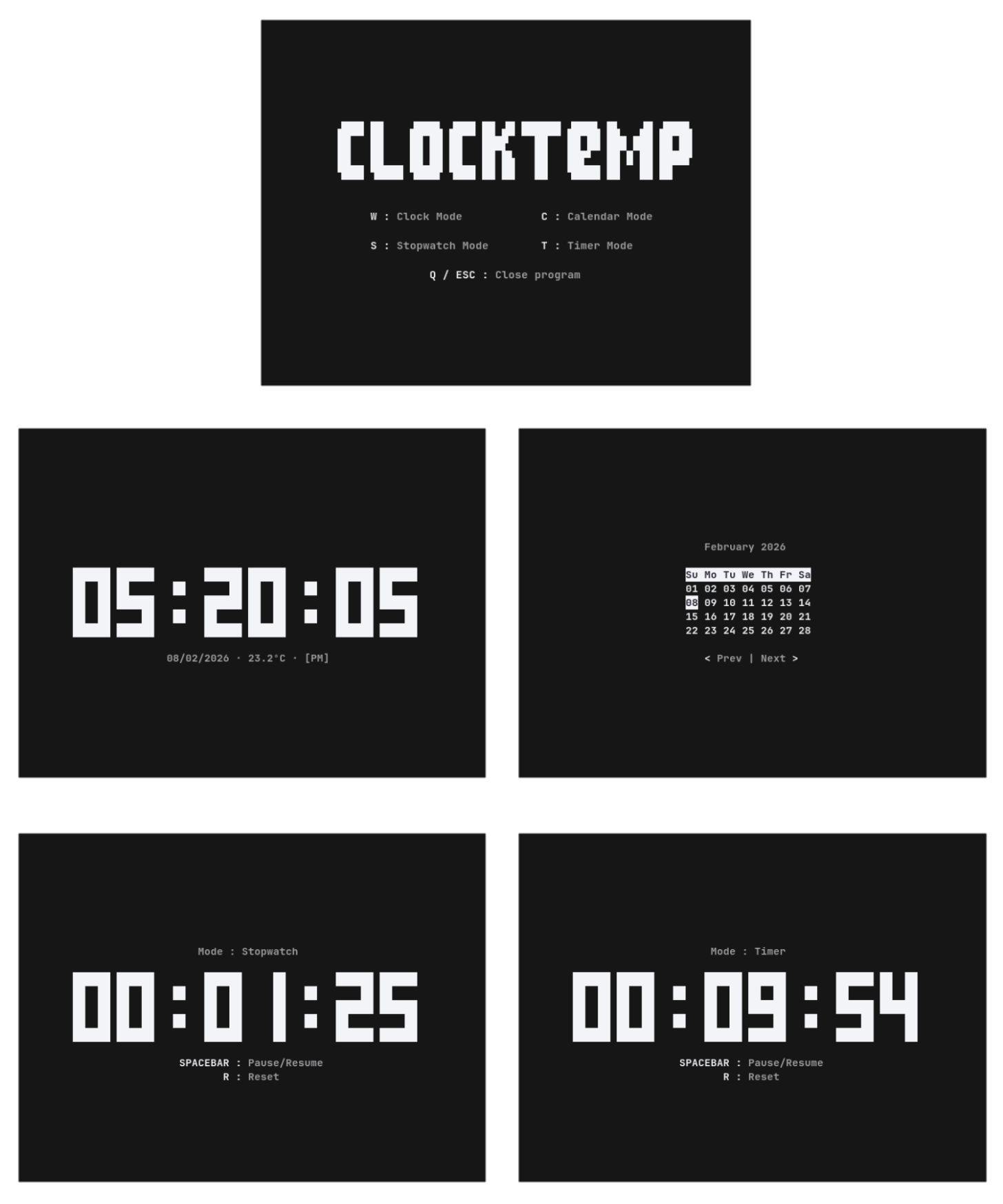 ClockTemp