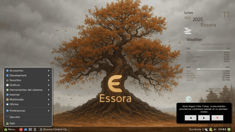 Essora Eos - minimal Devuan based Linux distribution - LinuxLinks