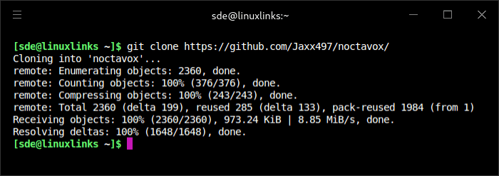 Clone GitHub repository