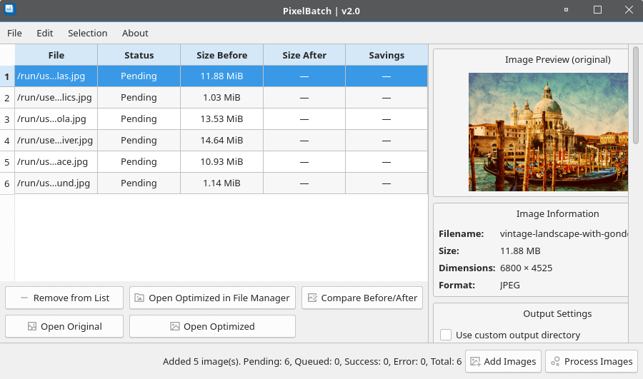 PixelBatch in action