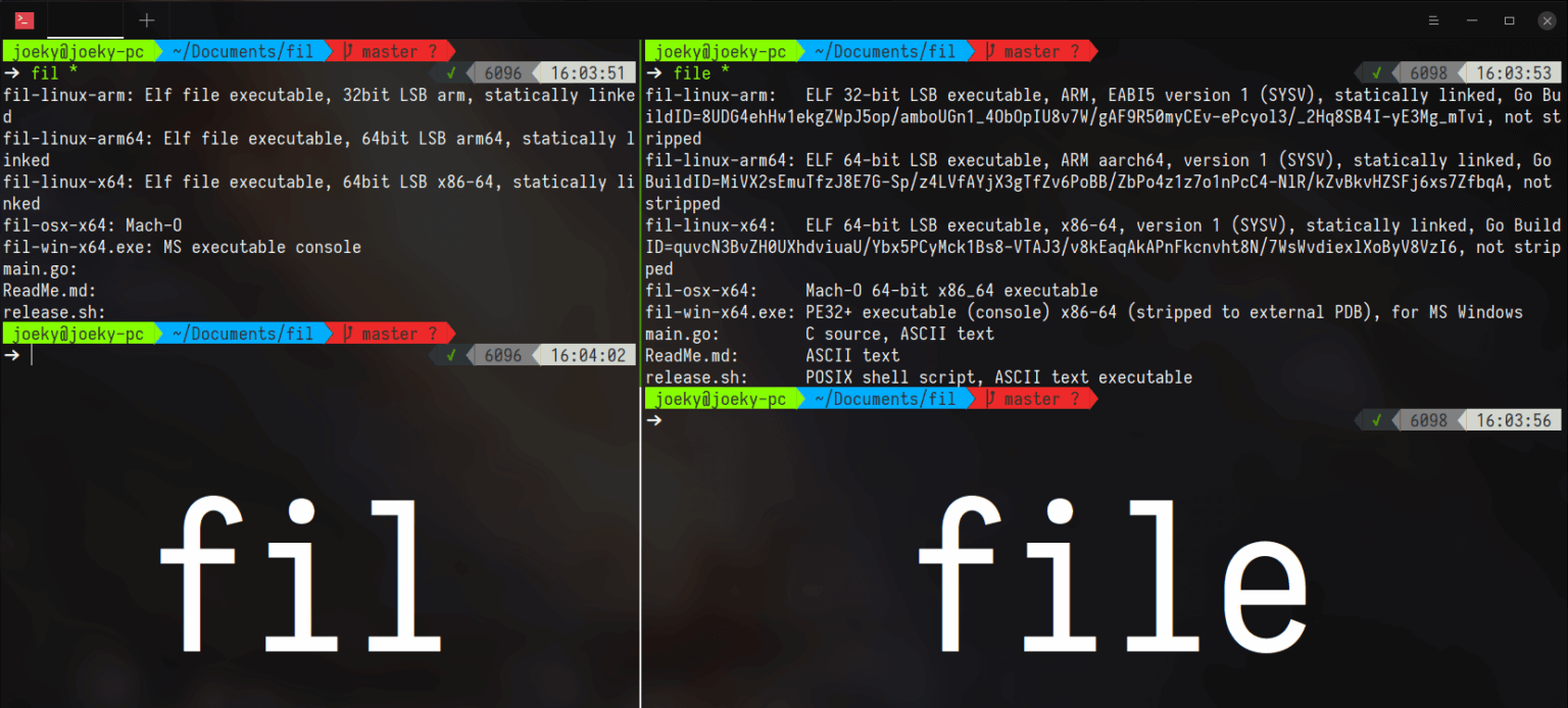 fil - UNIX file command - LinuxLinks