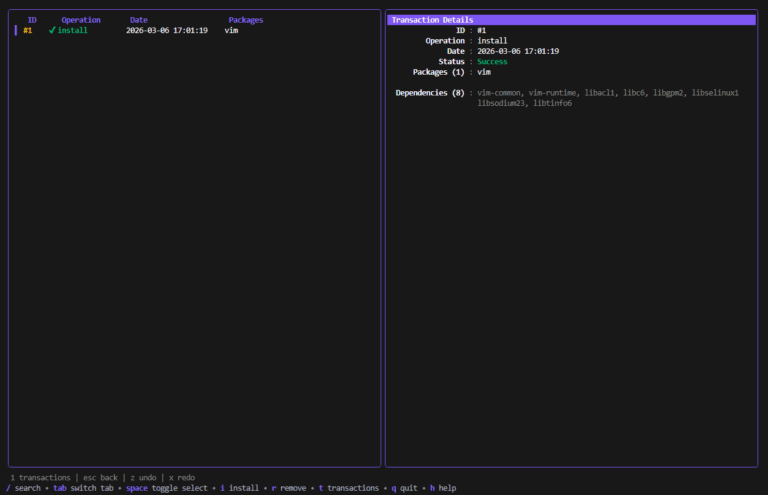 APTUI - TUI package manager for APT-based distros - LinuxLinks
