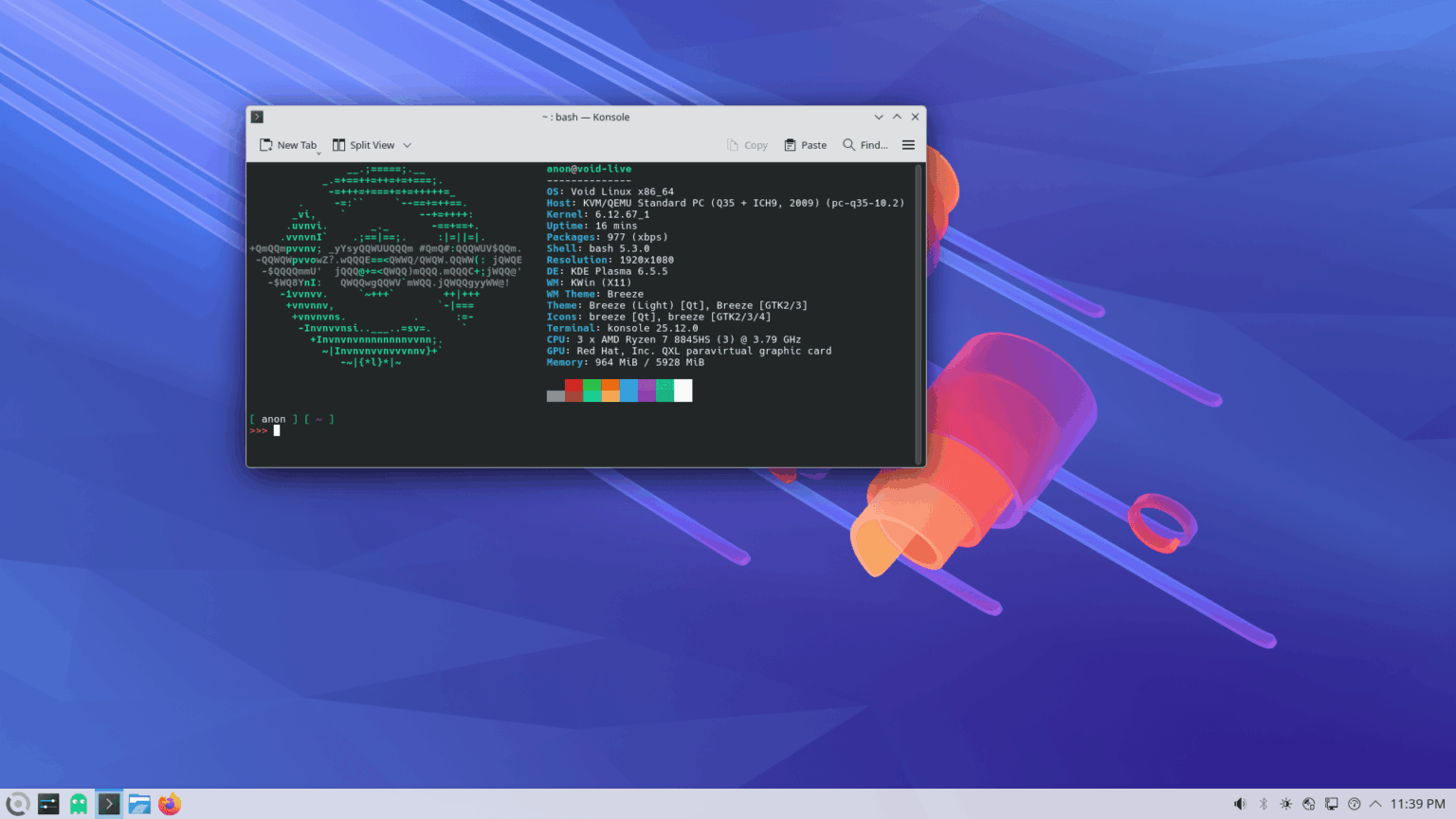 AbeirOS - Void-based Linux distribution - LinuxLinks