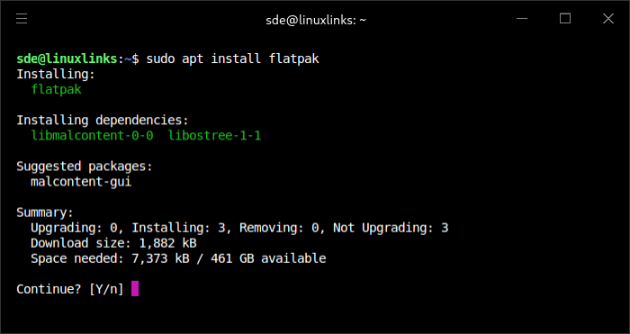 Install Flatpak