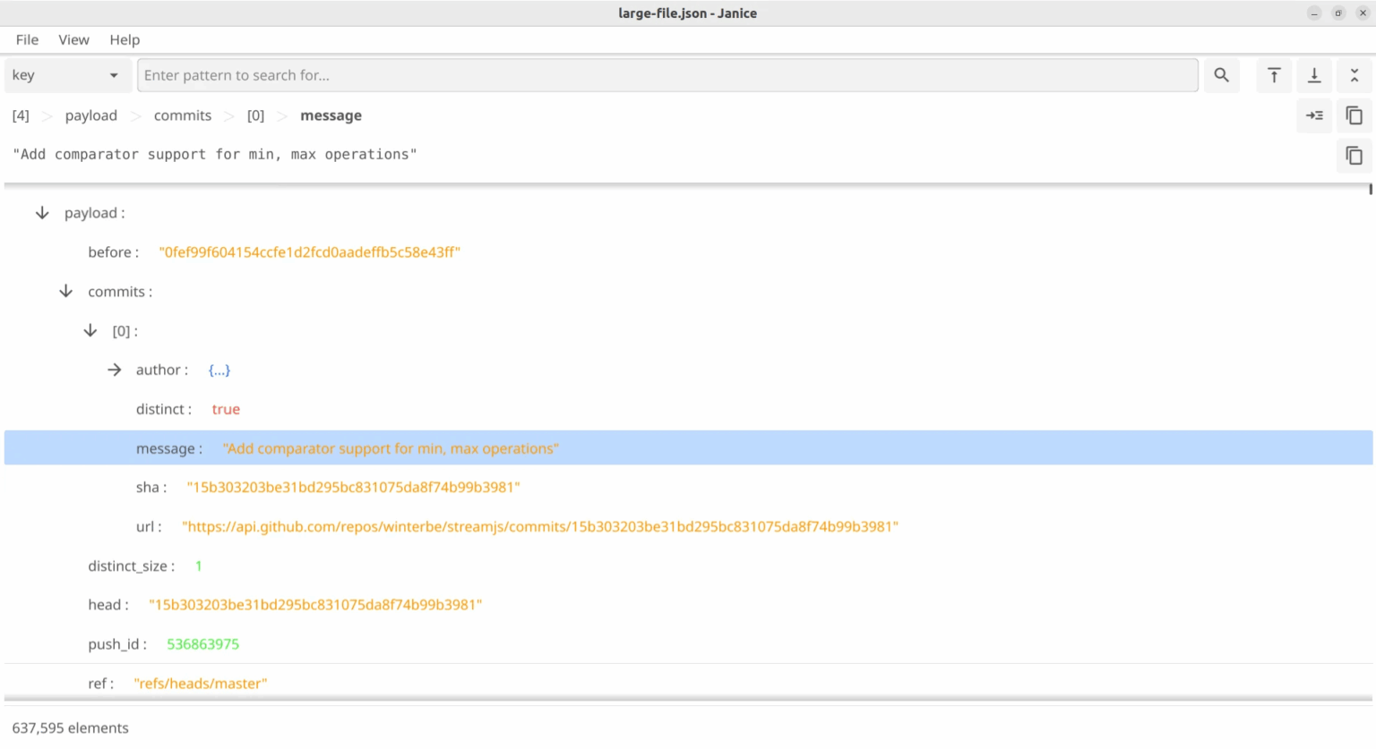 Json File On Desktop Janice - desktop app for viewing large JSON files - LinuxLinks