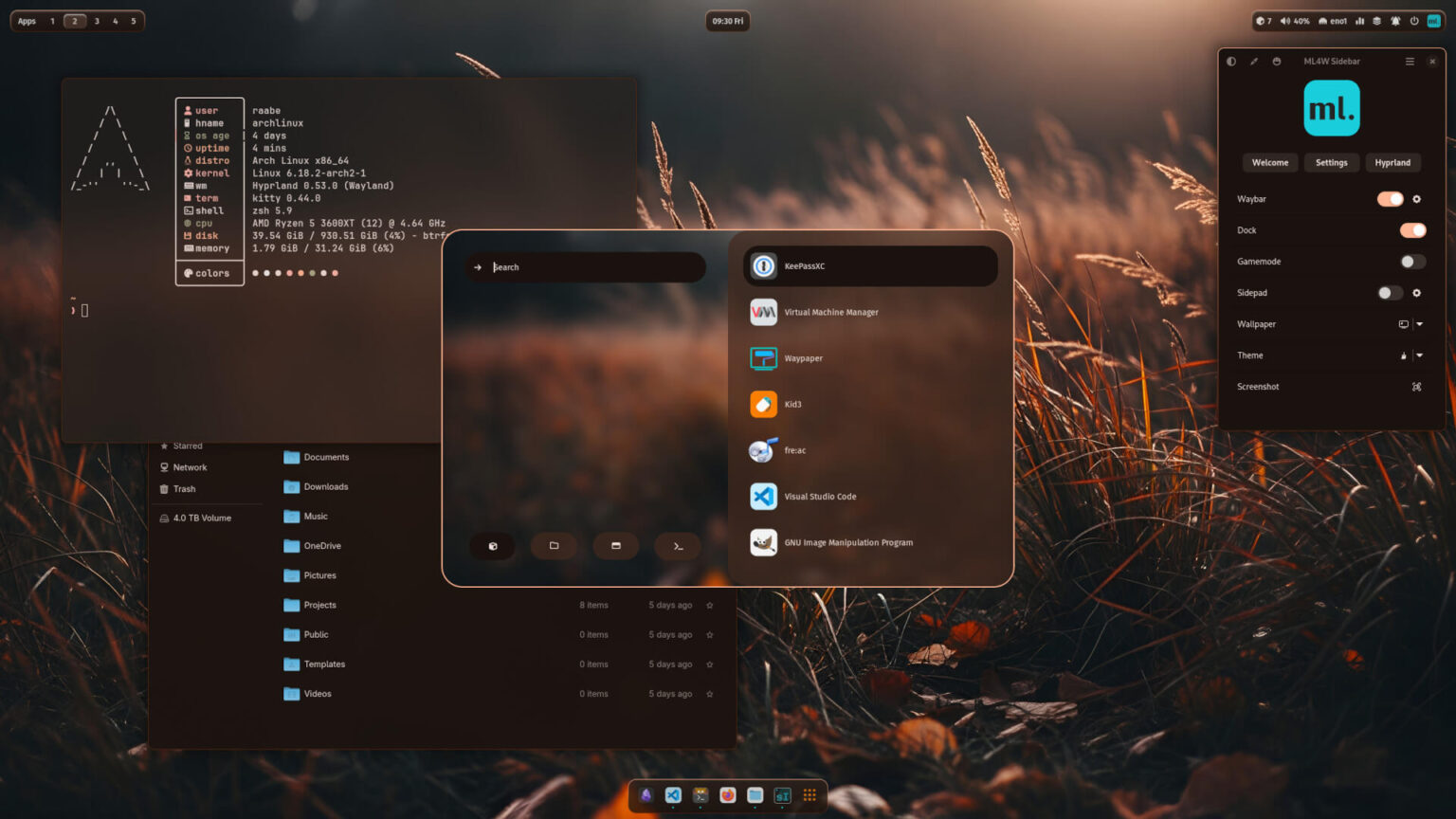 ML4W OS - Arch Linux-based distro - LinuxLinks