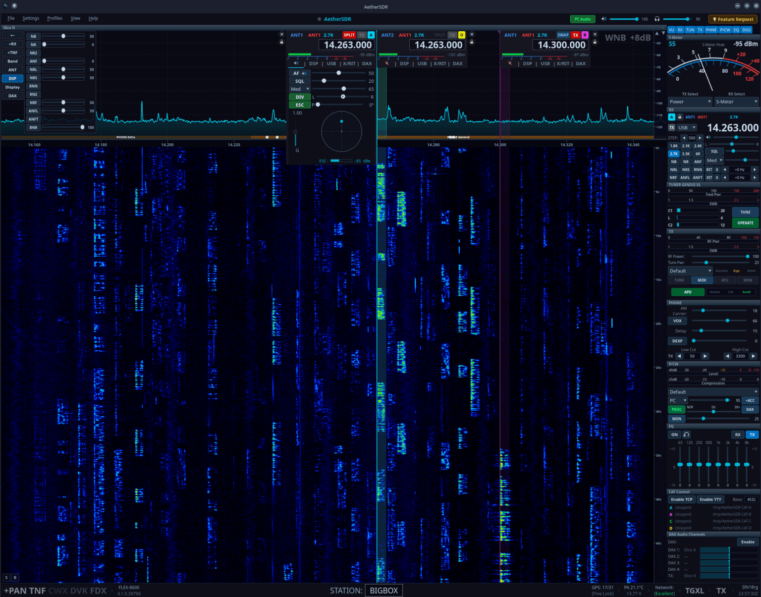 AetherSDR - Linux-native client for FlexRadio Systems transceivers ...