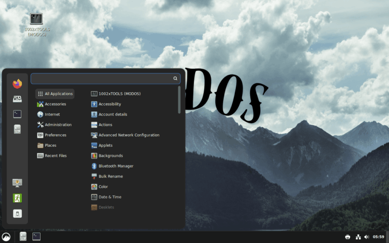 MODOS - small Debian-based operating system - LinuxLinks