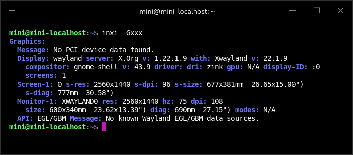 Graphics information