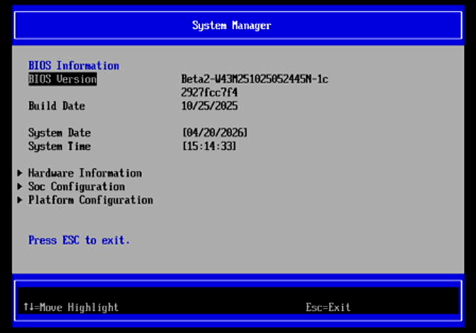 CIX System Manager