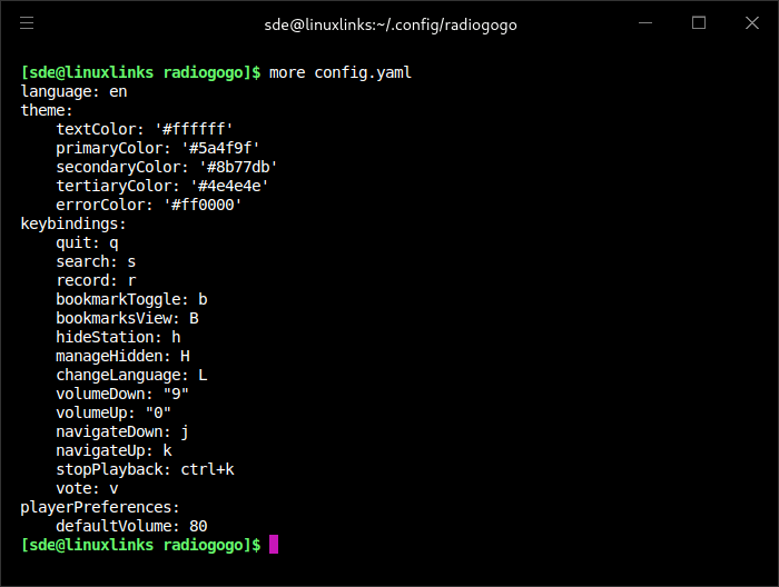 Change the theme and keybindings
