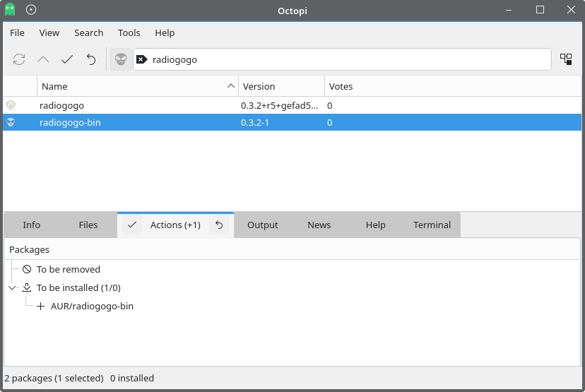 Installing RadioGoGo