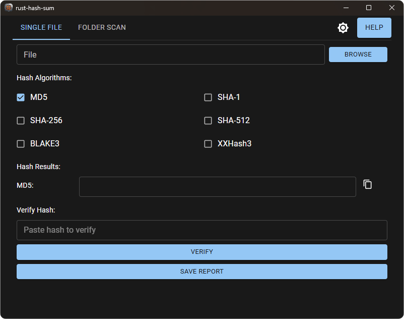 Rush Hash Sum in action