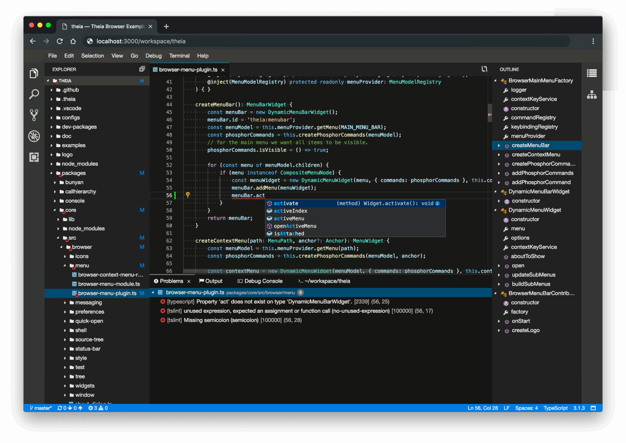 Eclipse Theia - cloud & desktop IDE framework - LinuxLinks