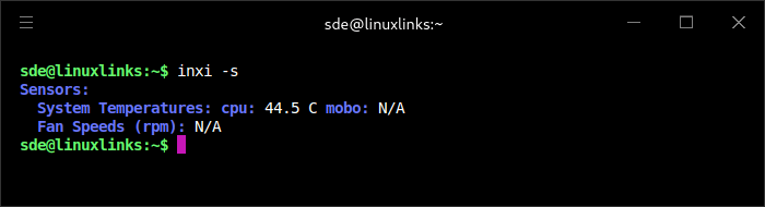 inxi -s