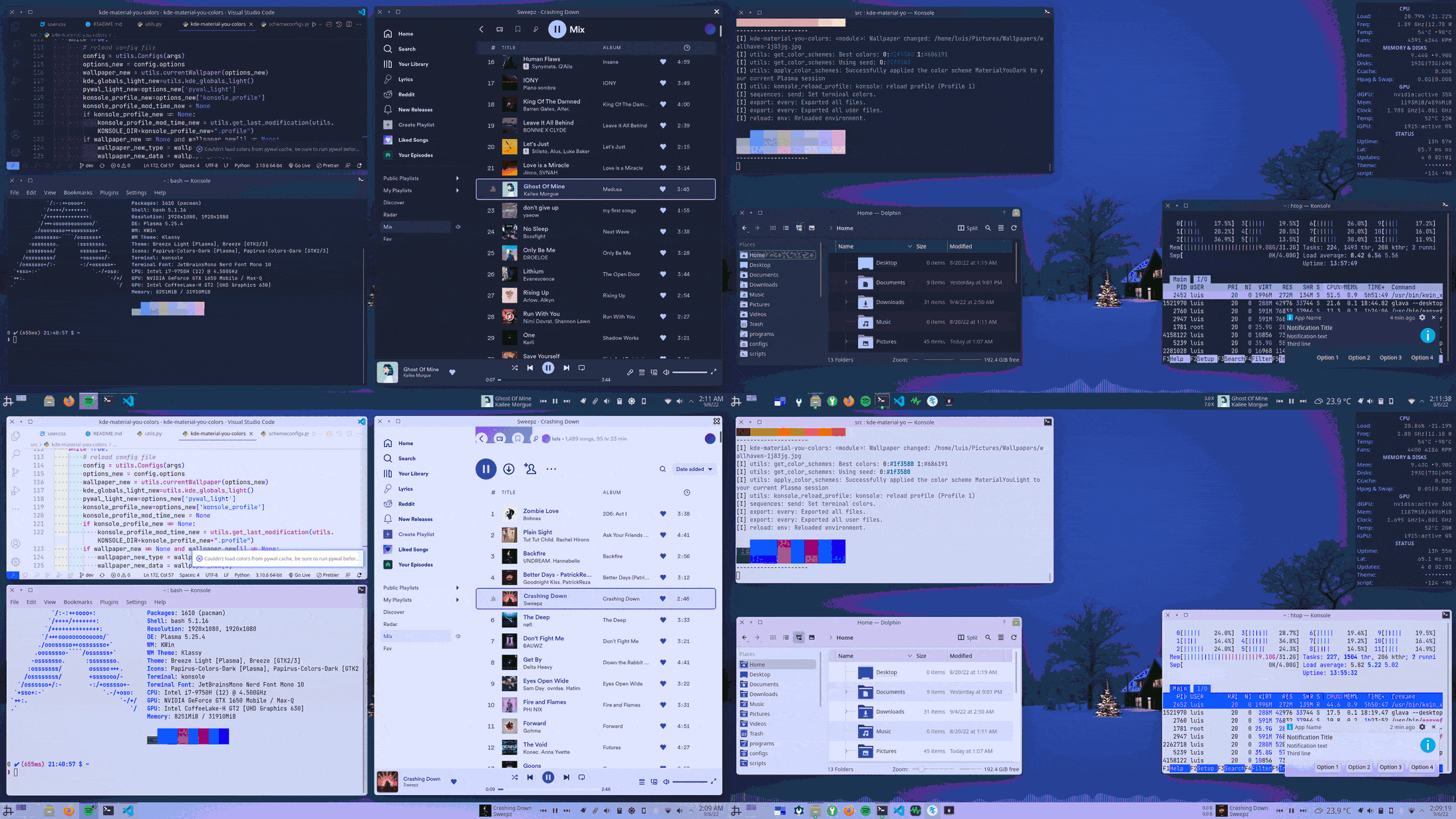 KDE Material You Colors