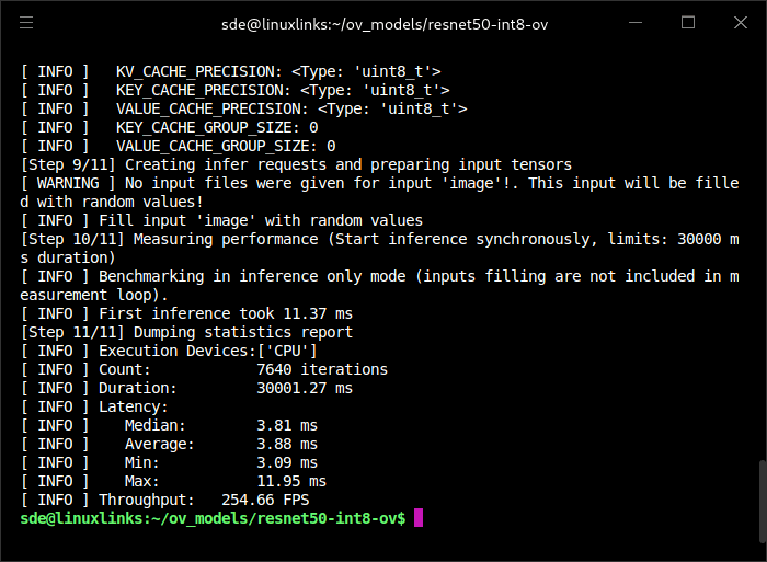 CPU throughput