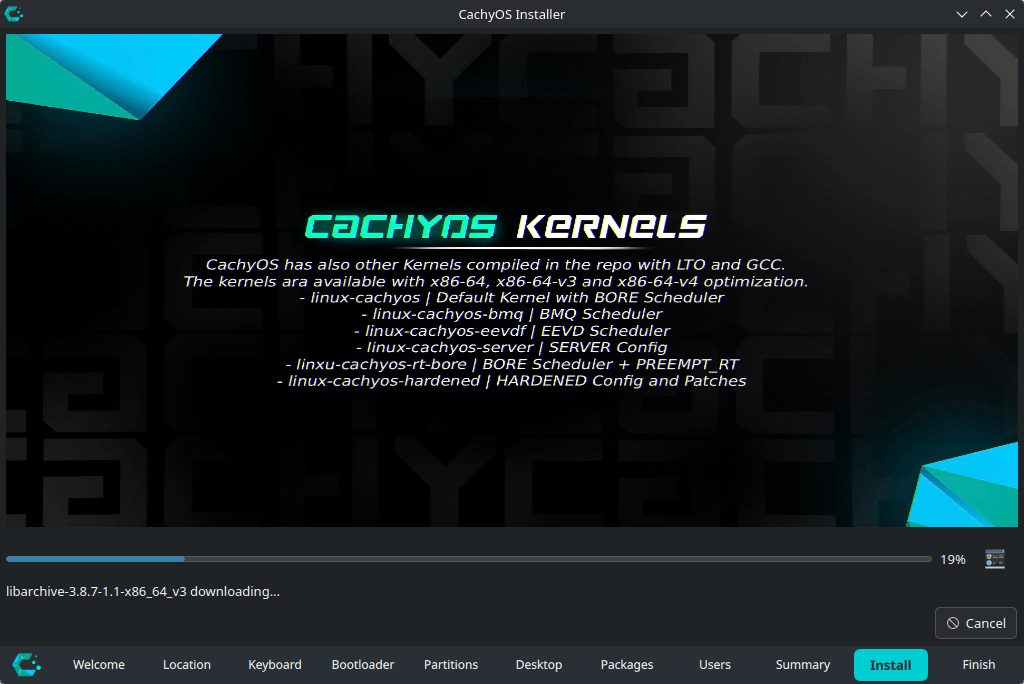 Installing CachyOS