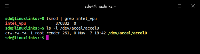 Checking to see that the NPU is available
