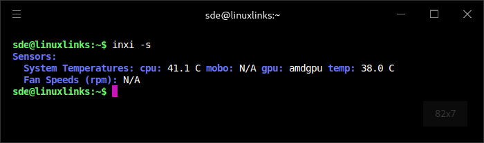 inxi -s