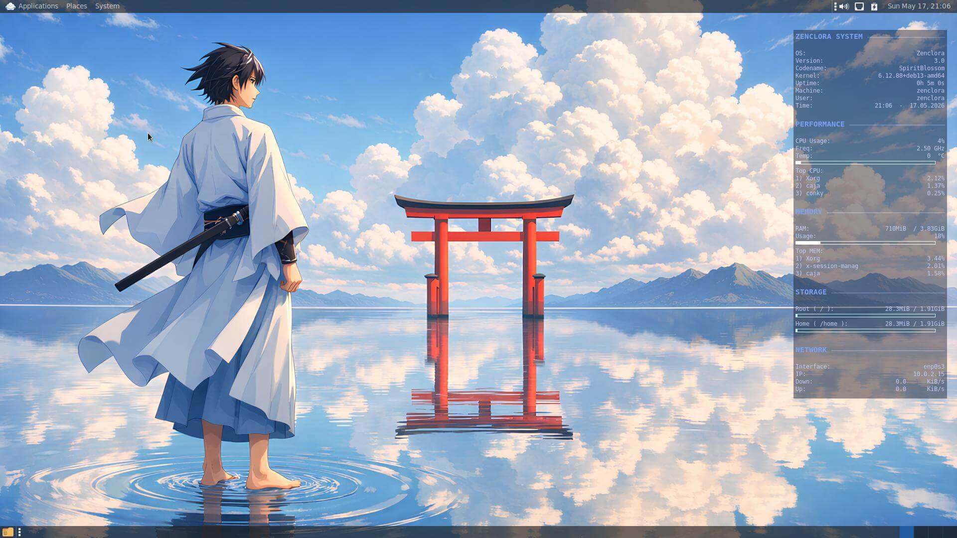 Zenclora MATE desktop
