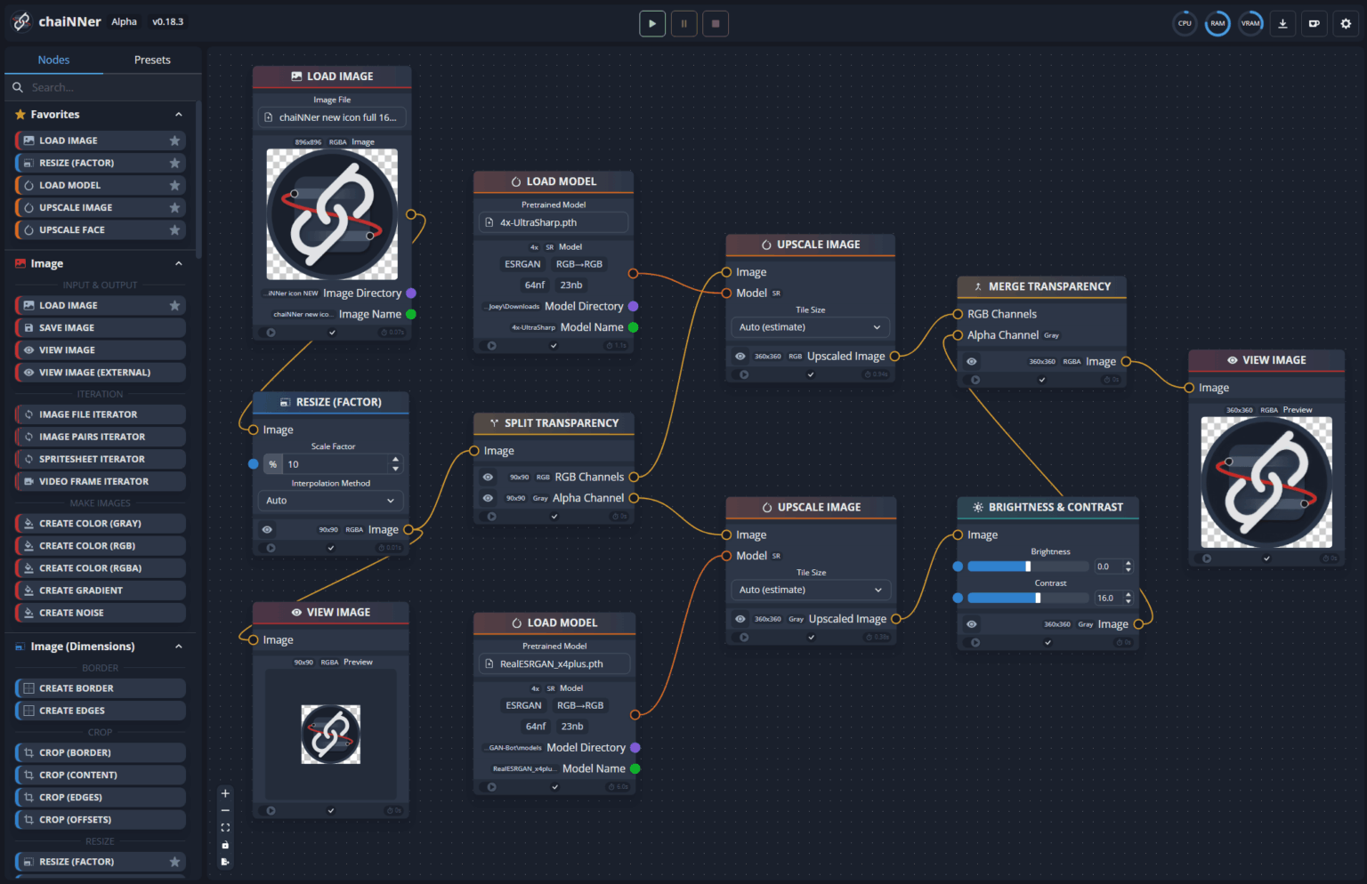 chaiNNer - node-based image processing GUI - LinuxLinks