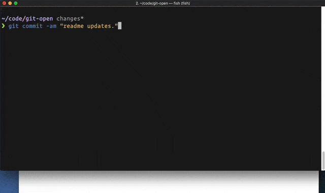 git-open demo